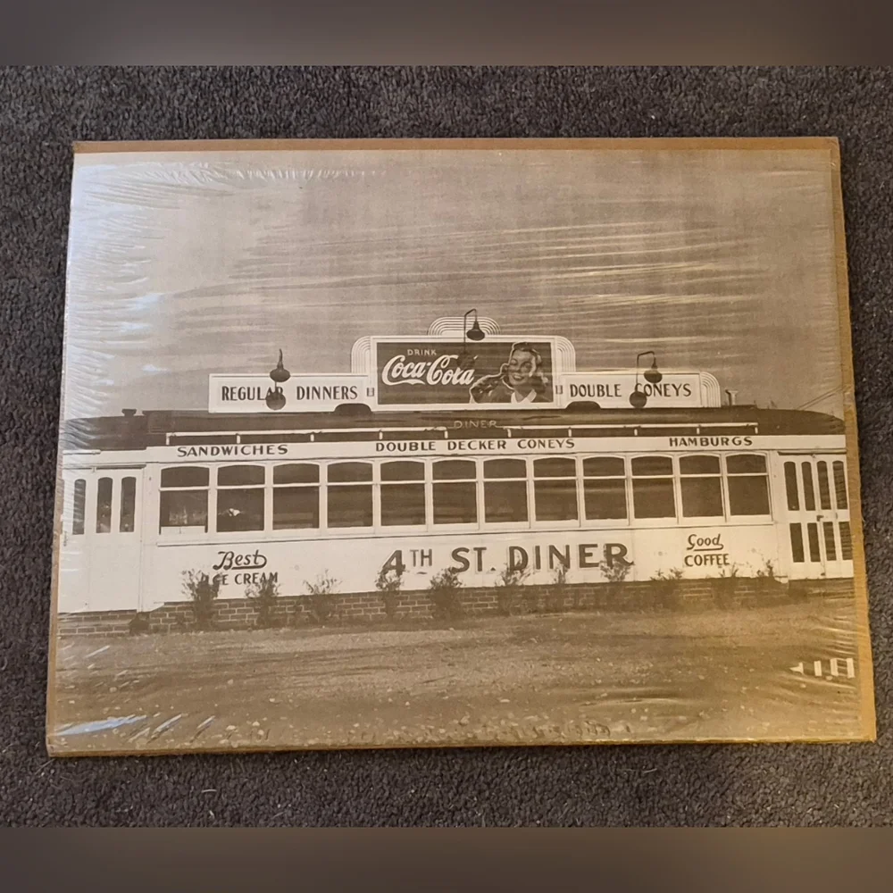Vintage Coca Cola Diner Photo Print Only